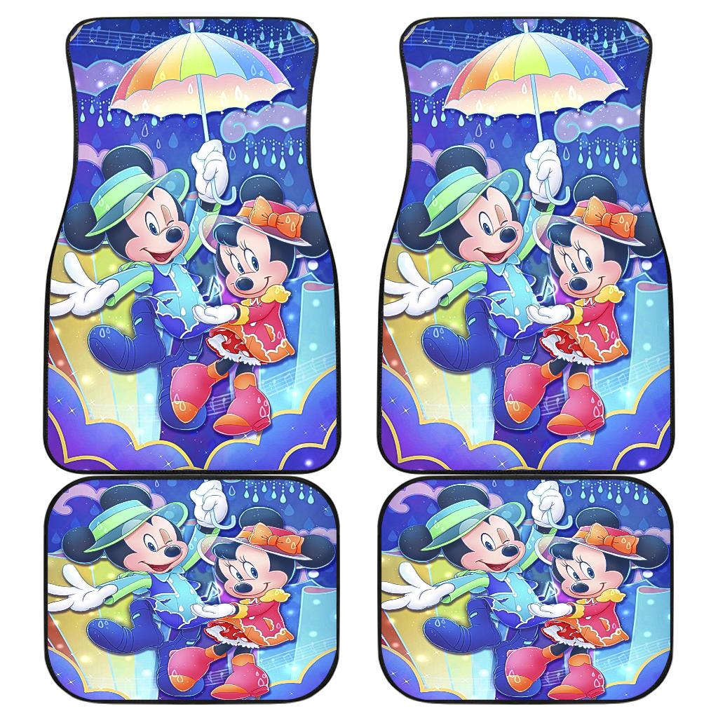 Mickey and Minnie Love Art Car Floor Mats Cartoon H031720 Mickey and Minnie Love Art Car Floor Mats Cartoon H031720