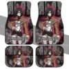 Mikasa Car Floor Mats Custom Anime Attack On Titan Car Interior Accessories