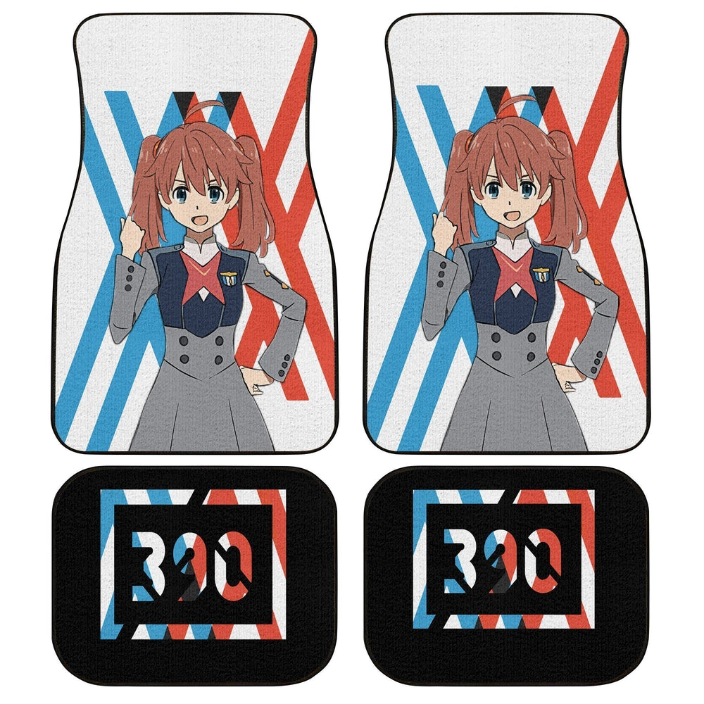 Miku Code 390 Car Floor Mats Custom Darling In The Franxx Anime Car Accessories Miku Code 390 Car Floor Mats Custom Darling In The Franxx Anime Car Accessories