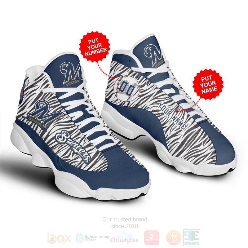 Milwaukee Brewers Mlb Personalized Air Jordan 13 Shoes Milwaukee Brewers Mlb Personalized Air Jordan 13 Shoes