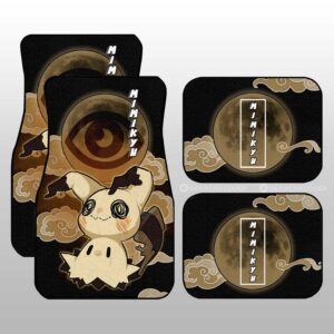 Mimikyu Car Floor Mats Custom Pokemon Anime Car Accessories For Anime Fans