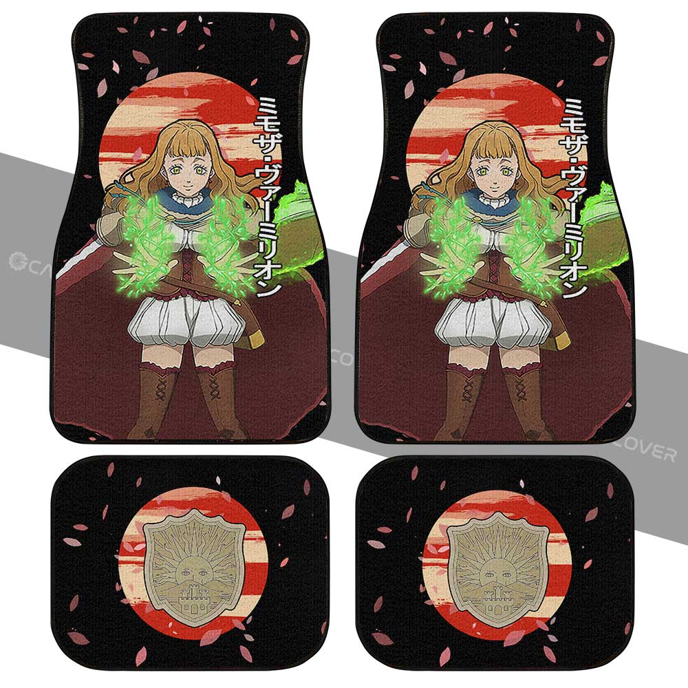 Mimosa-Vermillion-Car-Floor-Mats-Custom-Anime-Black-Clover-Car-Accessories-1