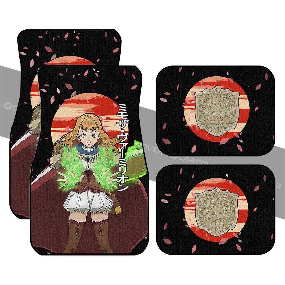 Mimosa Vermillion Car Floor Mats Custom Anime Black Clover Car Accessories Mimosa Vermillion Car Floor Mats Custom Anime Black Clover Car Accessories