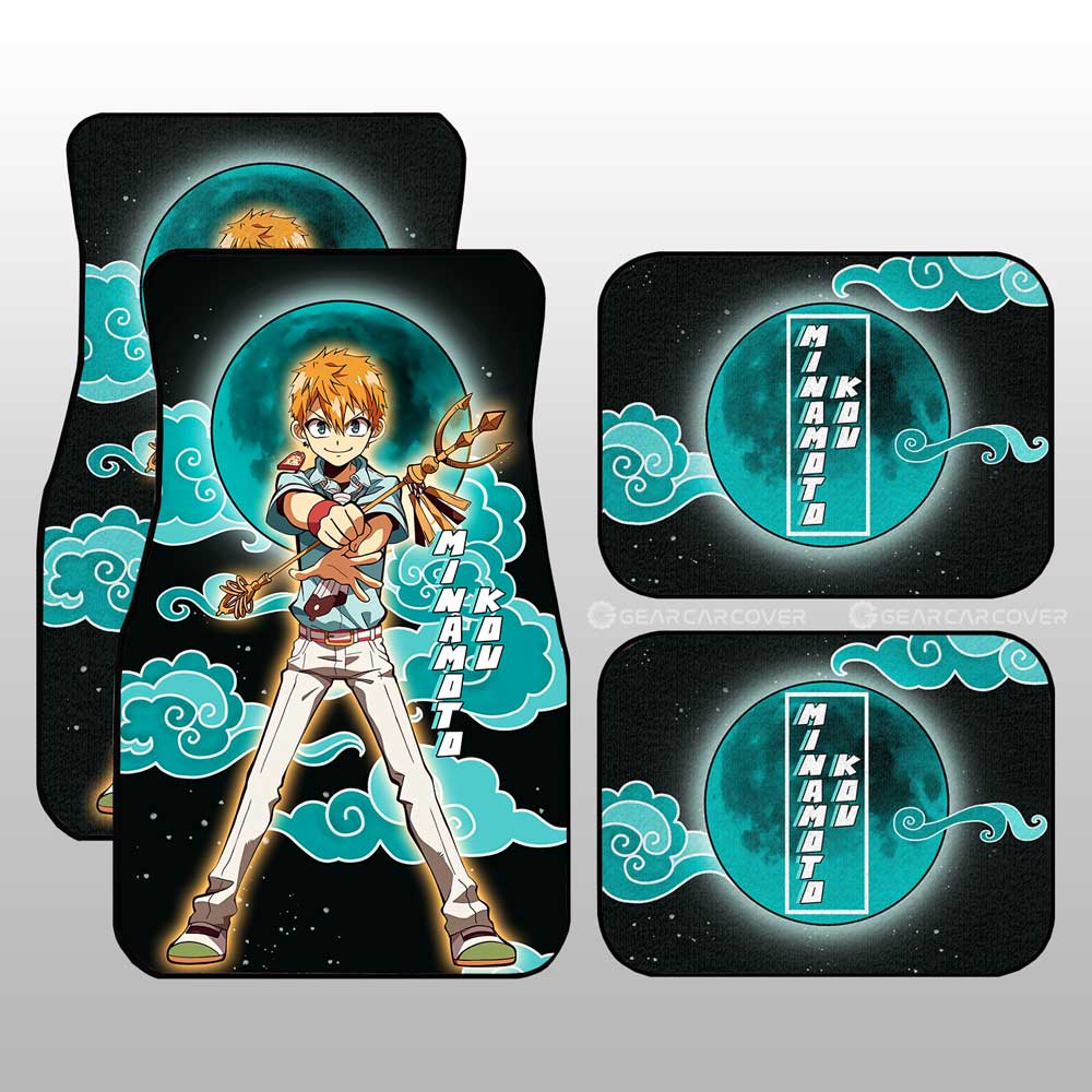 Minamoto Kou Car Floor Mats Custom Toilet-Bound Hanako-kun Anime Gifts For Fans Minamoto Kou Car Floor Mats Custom Toilet-Bound Hanako-kun Anime Gifts For Fans