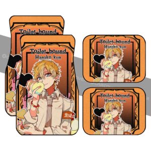 Minamoto Teru Car Floor Mats Custom Anime Toilet-Bound Hanako-kun Car Accessories