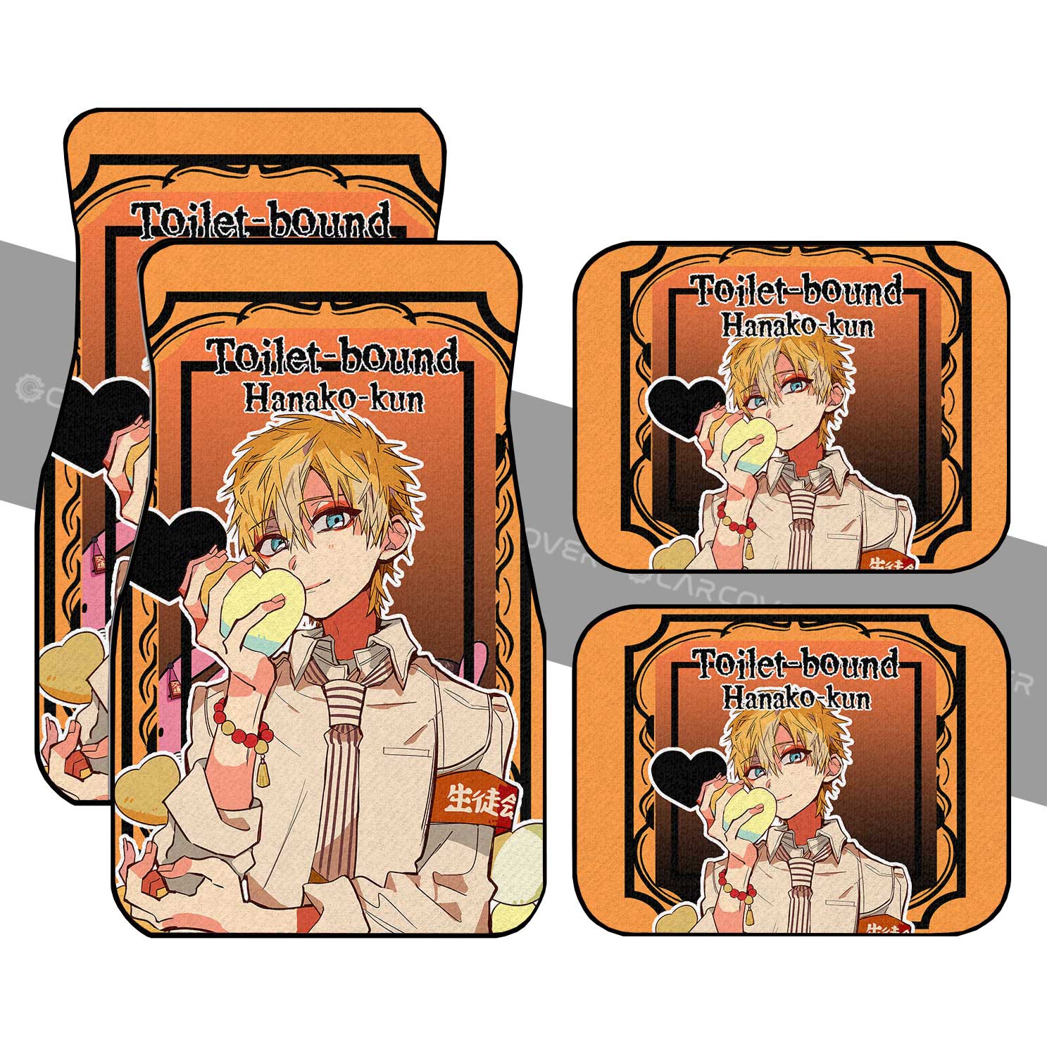 Minamoto Teru Car Floor Mats Custom Anime Toilet-Bound Hanako-kun Car Accessories Minamoto Teru Car Floor Mats Custom Anime Toilet-Bound Hanako-kun Car Accessories