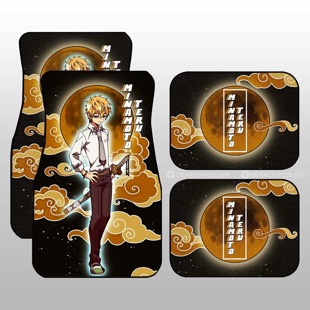 Minamoto Teru Car Floor Mats Custom Toilet-Bound Hanako-kun Anime Gifts For Fans Minamoto Teru Car Floor Mats Custom Toilet-Bound Hanako-kun Anime Gifts For Fans