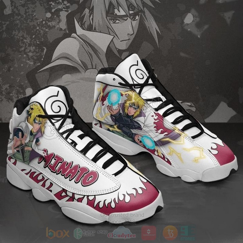 Minato Namikaze Naruto Custom Anime Air Jordan 13 Shoes Minato Namikaze Naruto Custom Anime Air Jordan 13 Shoes