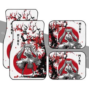 Mine Car Floor Mats Custom Akame Ga Kill Anime Car Accessories