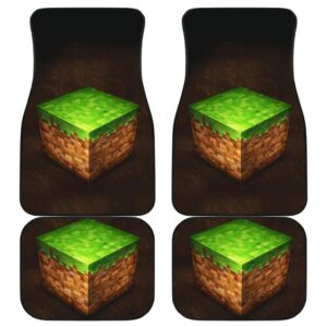 Minecraft Stone Walls Car Floor Mats 191026
