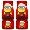 Minions Christmas Front And Back Car Mats
