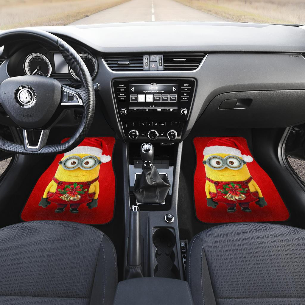 Minions-Christmas-Front-And-Back-Car-Mats-T1120-1