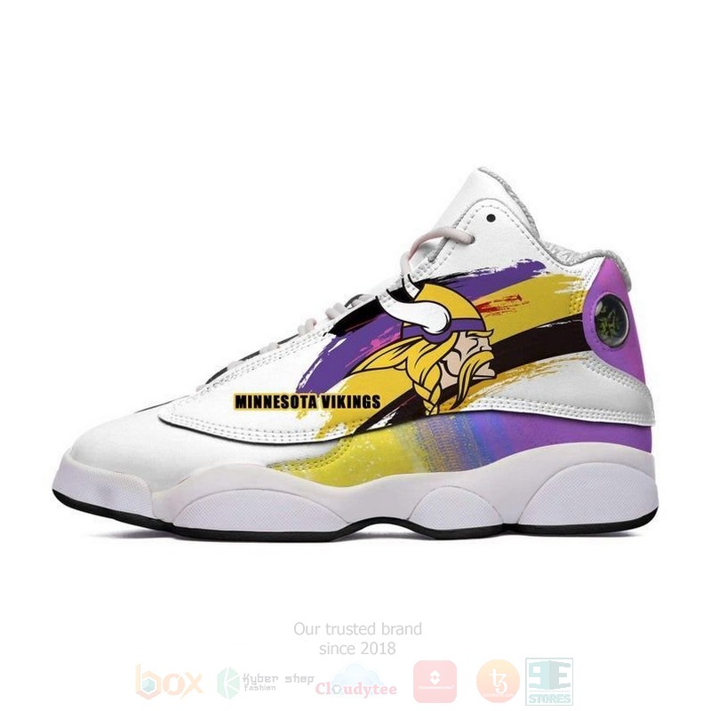 Minnesota Vikings Cartoon Nfl Air Jordan 13 Shoes Minnesota Vikings Cartoon Nfl Air Jordan 13 Shoes