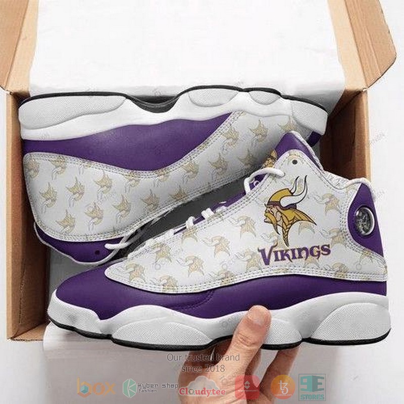 Minnesota Vikings Football Nfl Teams Air Jordan 13 Shoes Minnesota Vikings Football Nfl Teams Air Jordan 13 Shoes