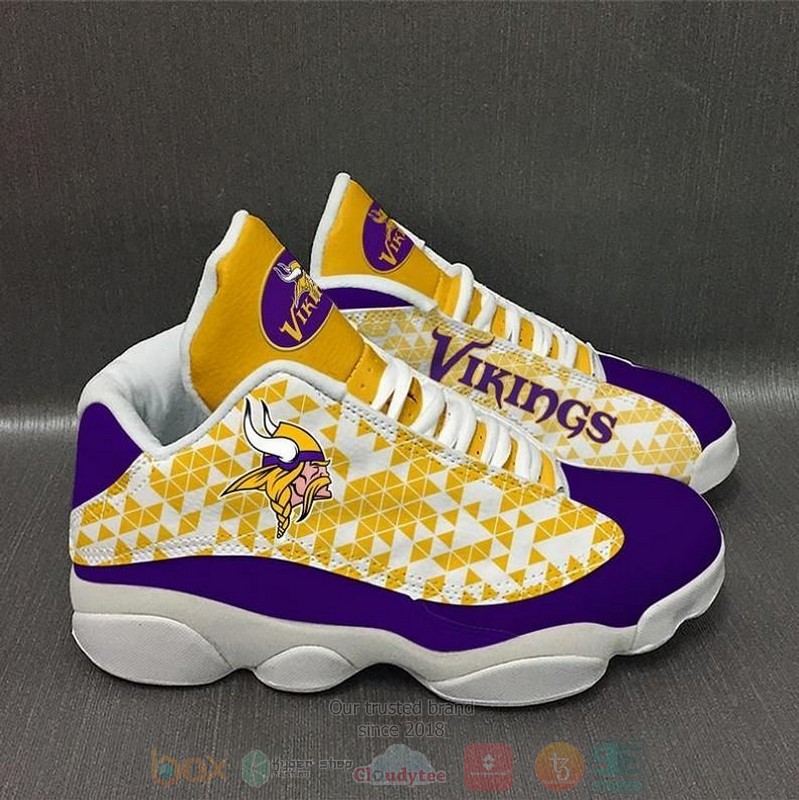 Minnesota Vikings Nfl Skull Team Air Jordan 13 Shoes Minnesota Vikings Nfl Skull Team Air Jordan 13 Shoes