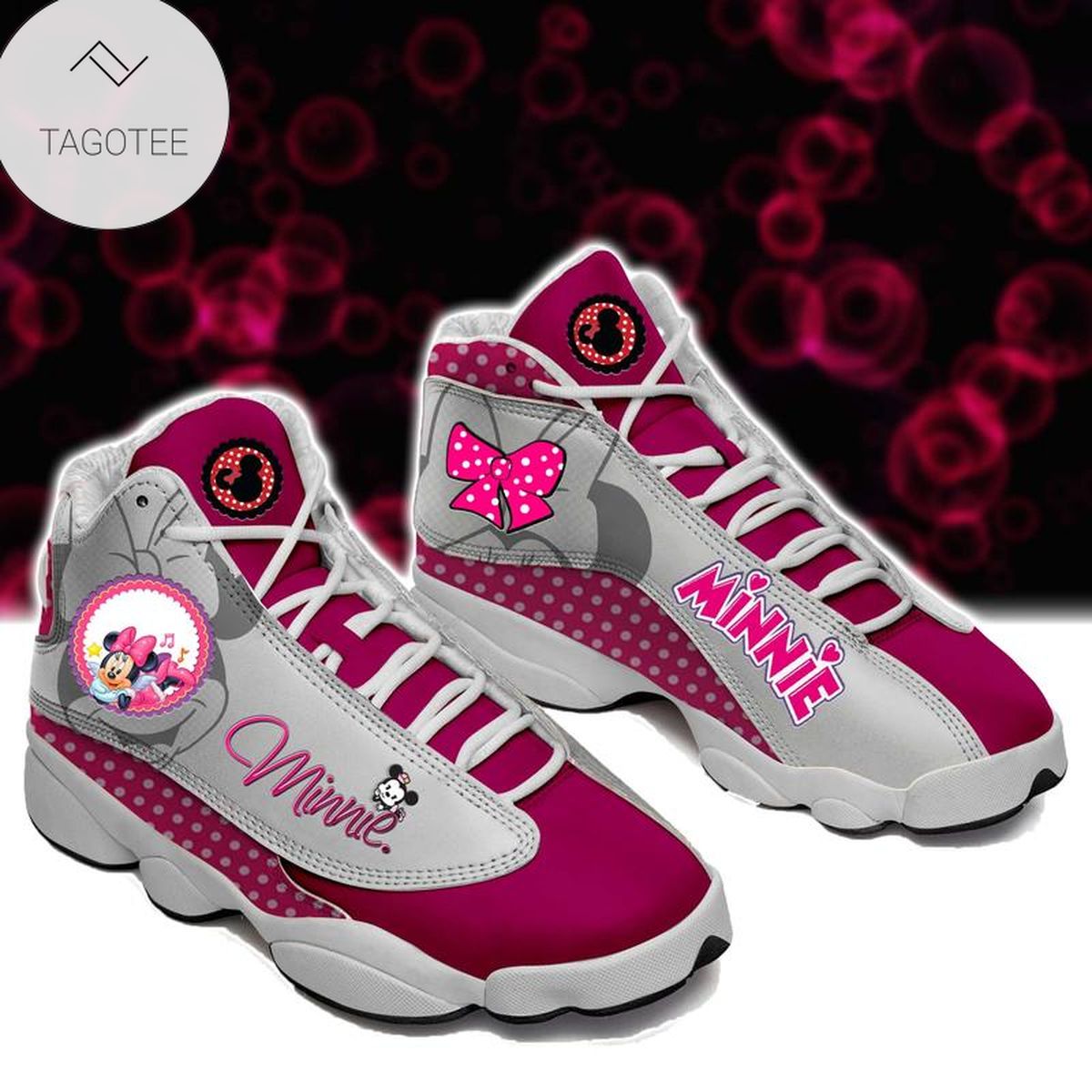Minnie Mouse Disney Sneakers Air Jordan 13 Shoes Minnie Mouse Disney Sneakers Air Jordan 13 Shoes