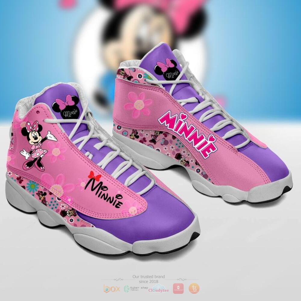 Minnie Mouse Purple Pink Air Jordan 13 Shoes Minnie Mouse Purple Pink Air Jordan 13 Shoes