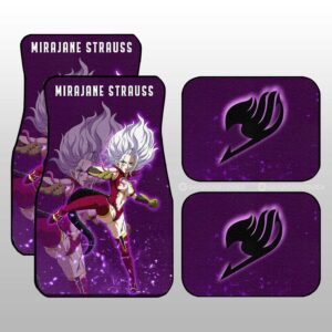 Mirajane Strauss Car Floor Mats Custom Fairy Tail Anime Gifts For Fan