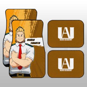 Mirio Togata Car Floor Mats Custom Gifts For My Hero Academia Anime Fans