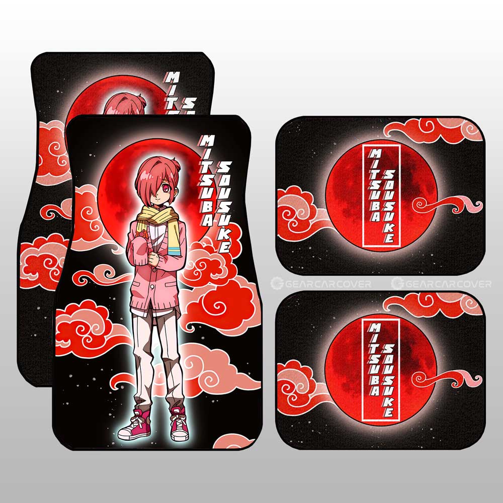 Mitsuba Sousuke Car Floor Mats Custom Toilet-Bound Hanako-kun Anime Gifts For Fans Mitsuba Sousuke Car Floor Mats Custom Toilet-Bound Hanako-kun Anime Gifts For Fans