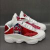 Mlb Cleveland Indians Baseball Team Air Jordan 13 Sneaker Shoes