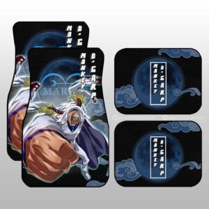 Monkey D. Garp Car Floor Mats Custom One Piece Anime Car Accessories Gifts For Anime Fans