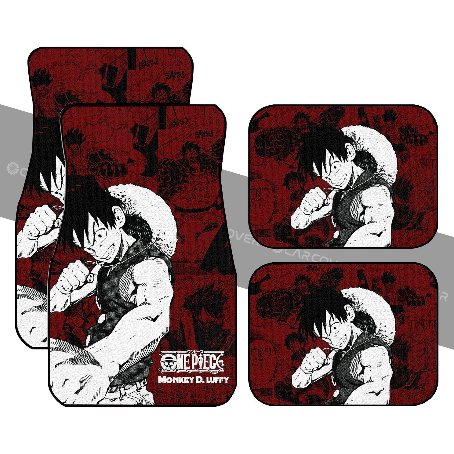 Monkey D. Luffy Car Floor Mats Custom Anime Mix Manga One Piece Car Interior Accessories Monkey D. Luffy Car Floor Mats Custom Anime Mix Manga One Piece Car Interior Accessories