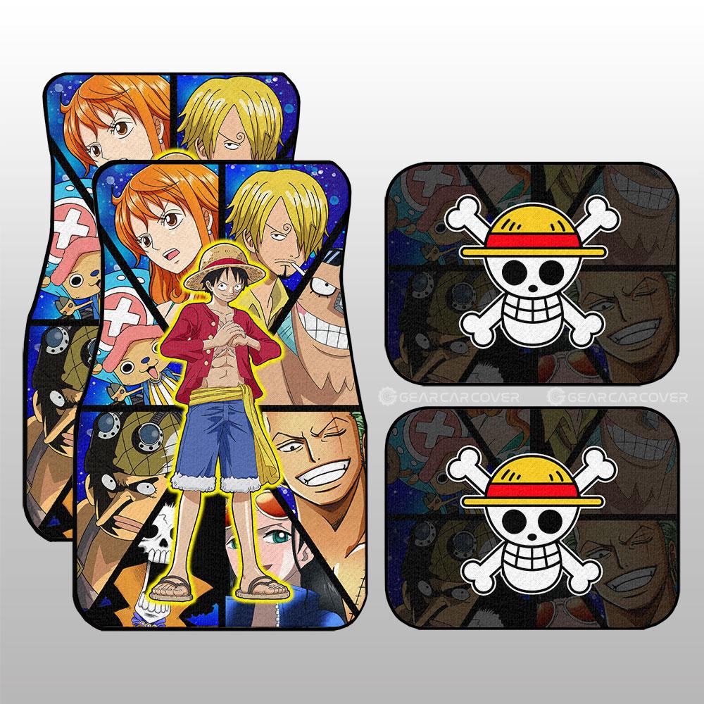 Monkey D. Luffy Car Floor Mats Custom One Piece Anime Car Interior Accessories Monkey D. Luffy Car Floor Mats Custom One Piece Anime Car Interior Accessories