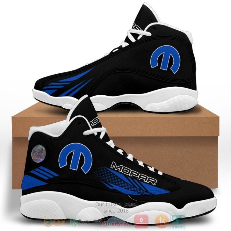 Mopar-Black-Air-Jordan-13-Shoes-2