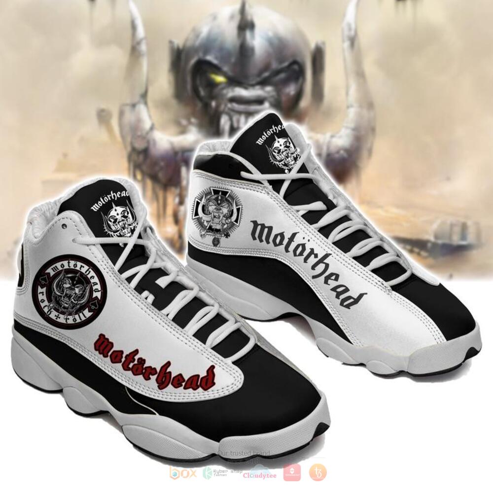 Motorhead Band Black White Air Jordan 13 Shoes Motorhead Band Black White Air Jordan 13 Shoes