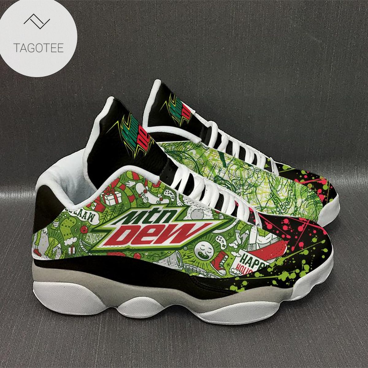 Mountain Dew Drink Sneakers Air Jordan 13 Shoes Mountain Dew Drink Sneakers Air Jordan 13 Shoes