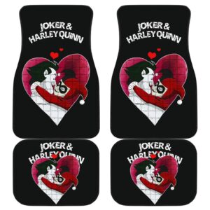 Movie Suicide Squad Joker & Harley Quinn Car Floor Mats H1226