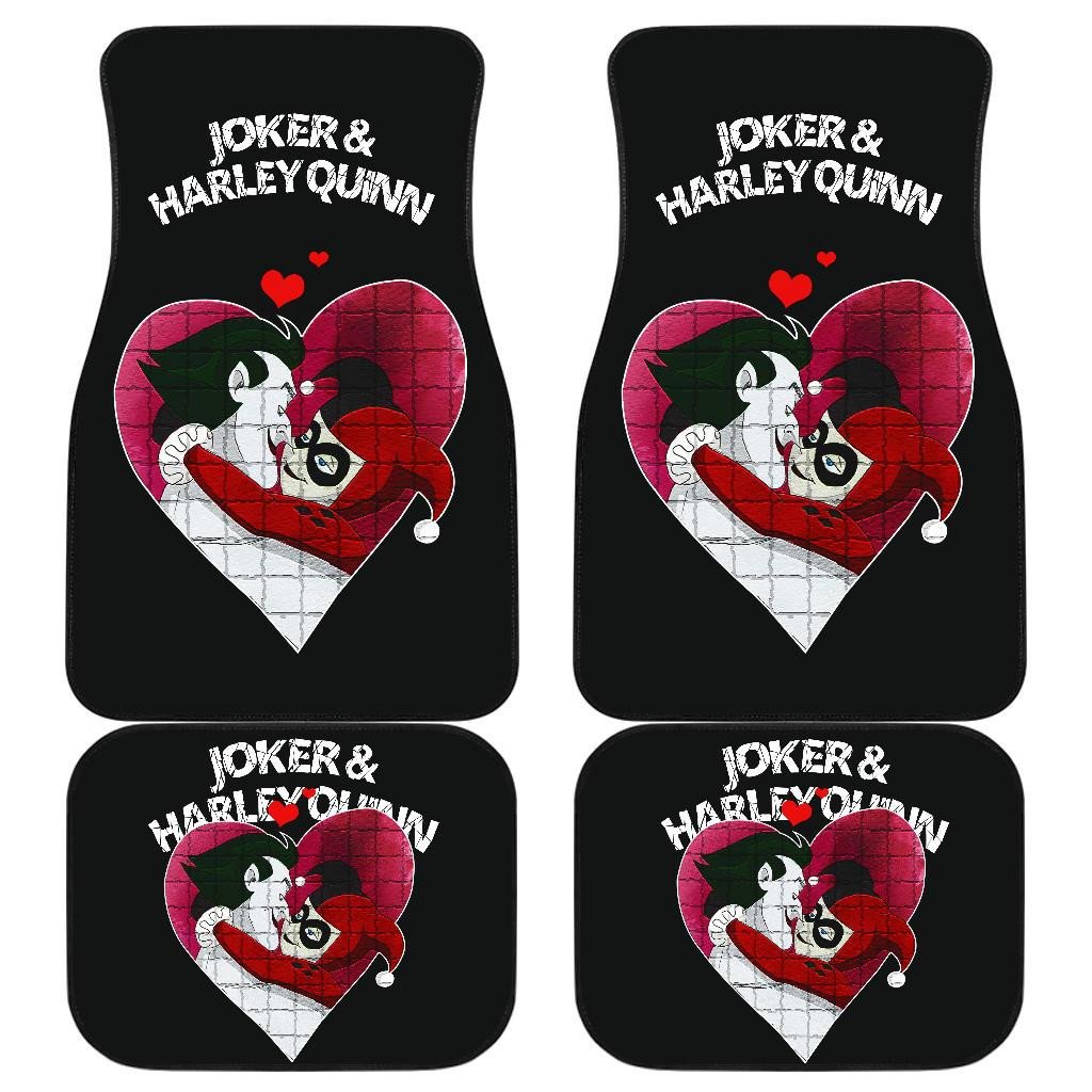 Movie Suicide Squad Joker & Harley Quinn Car Floor Mats H1226 Movie Suicide Squad Joker & Harley Quinn Car Floor Mats H1226