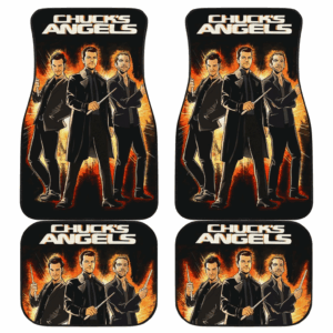 Movie Supernatural Car Floor Mats Chuck”s Angels H040320