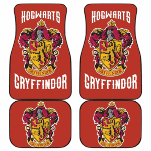 Movies Harry Potter Gryffindor Car Floor Mats Fan Gift H1224
