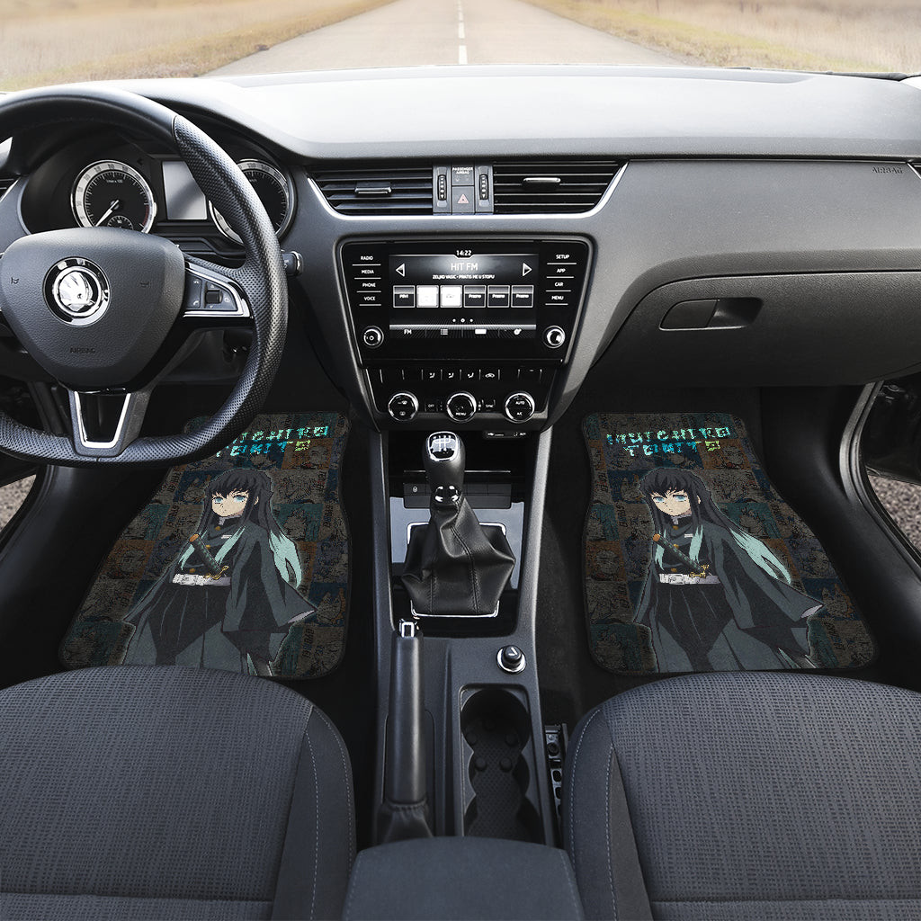 Muichiro-Tokito-Demon-Slayer-Car-Floor-Mats-Anime-Car-Accessories-1