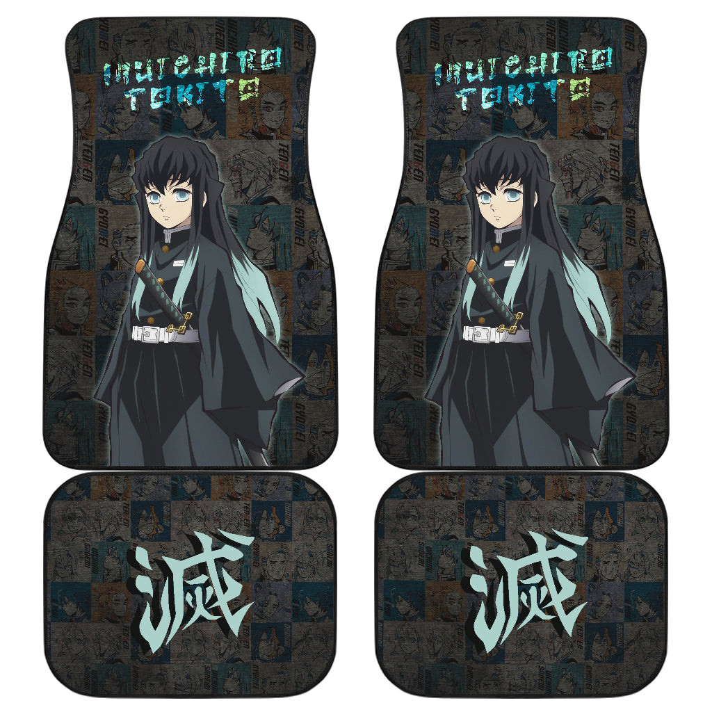 Muichiro Tokito Demon Slayer Car Floor Mats Anime Car Accessories Muichiro Tokito Demon Slayer Car Floor Mats Anime Car Accessories