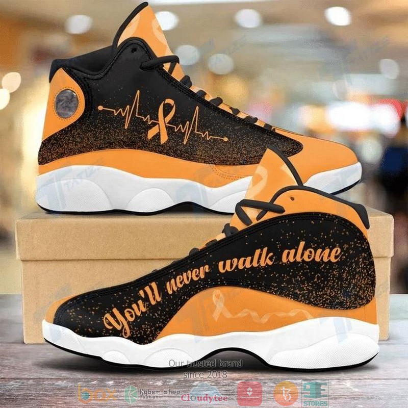 Multiple Sclerosis Youll Never Walk Alone Running Air Jordan 13 Sneaker Shoes Multiple Sclerosis Youll Never Walk Alone Running Air Jordan 13 Sneaker Shoes