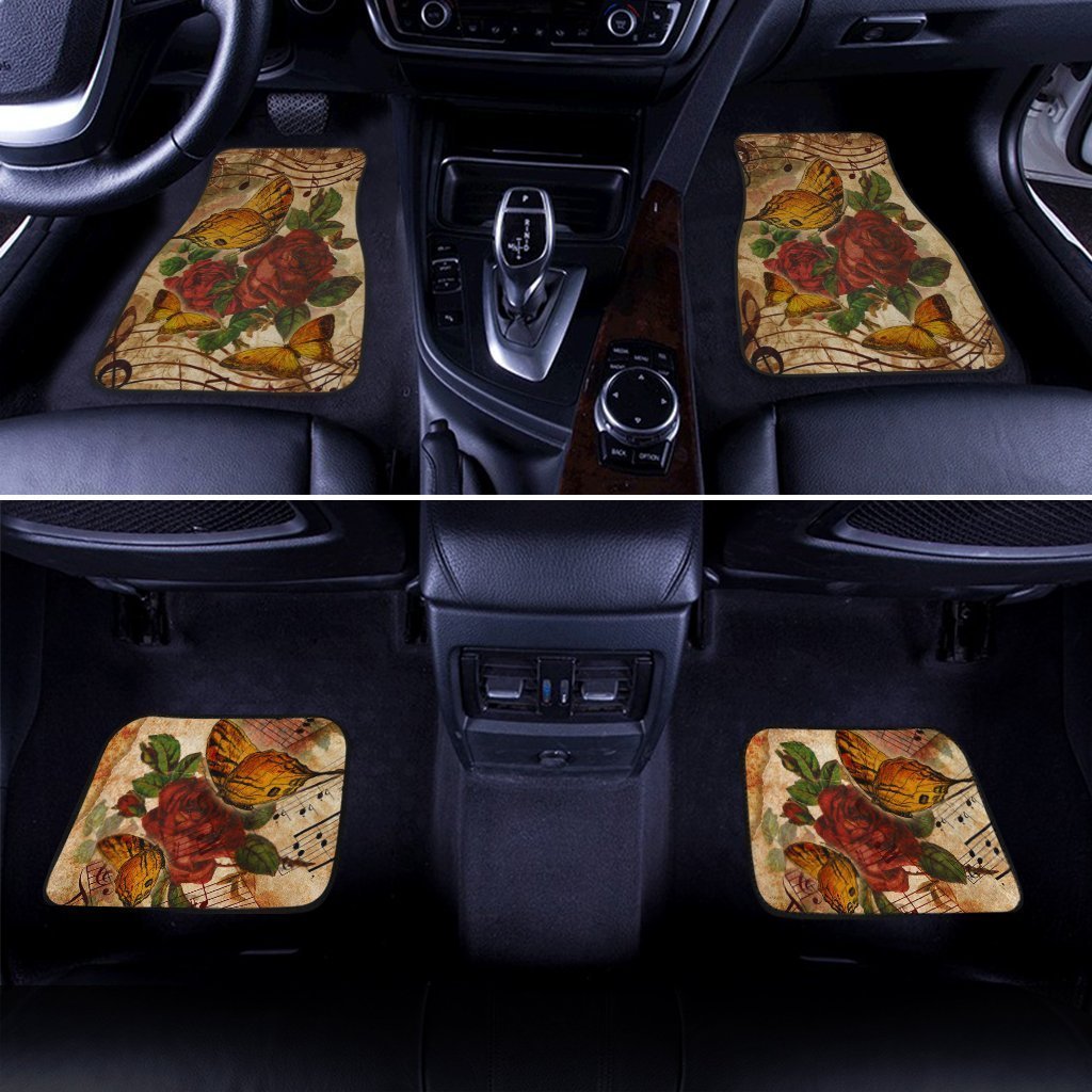 Music-Note-Butterfly-Car-Floor-Mats-Custom-Red-Rose-Car-Accessories-1