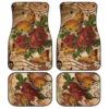 Music Note Butterfly Car Floor Mats Custom Red Rose Car Accessories