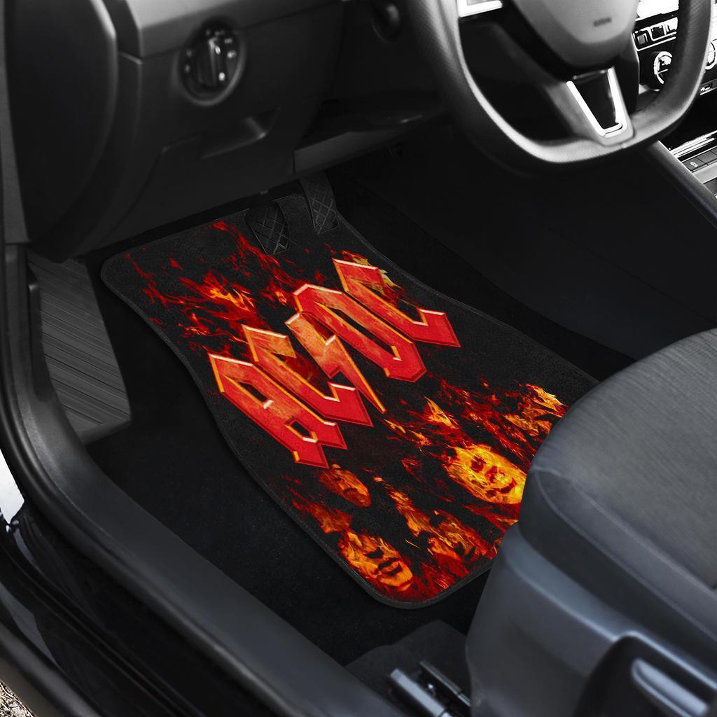 Music-Rock-ACDC-Band-on-Fire-Logo-in-black-theme-Car-Floor-Mats-191017-1