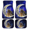 My Friend German Shepherd Car Floor Mats Custom I Love You To The Moon And Back Galaxy Car Accessories Gifts Idea