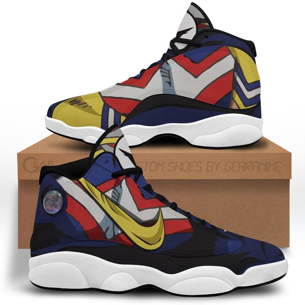 My Hero Academia All Might Air Jordan 13 Sneaker Shoes My Hero Academia All Might Air Jordan 13 Sneaker Shoes
