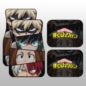 My Hero Academia Eyes Car Floor Mats Custom MHA Anime Car Accessories