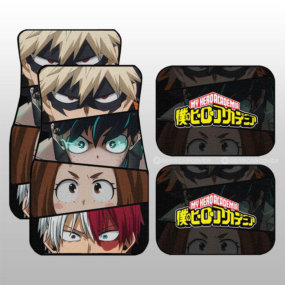 My Hero Academia Eyes Car Floor Mats Custom MHA Anime Car Accessories My Hero Academia Eyes Car Floor Mats Custom MHA Anime Car Accessories
