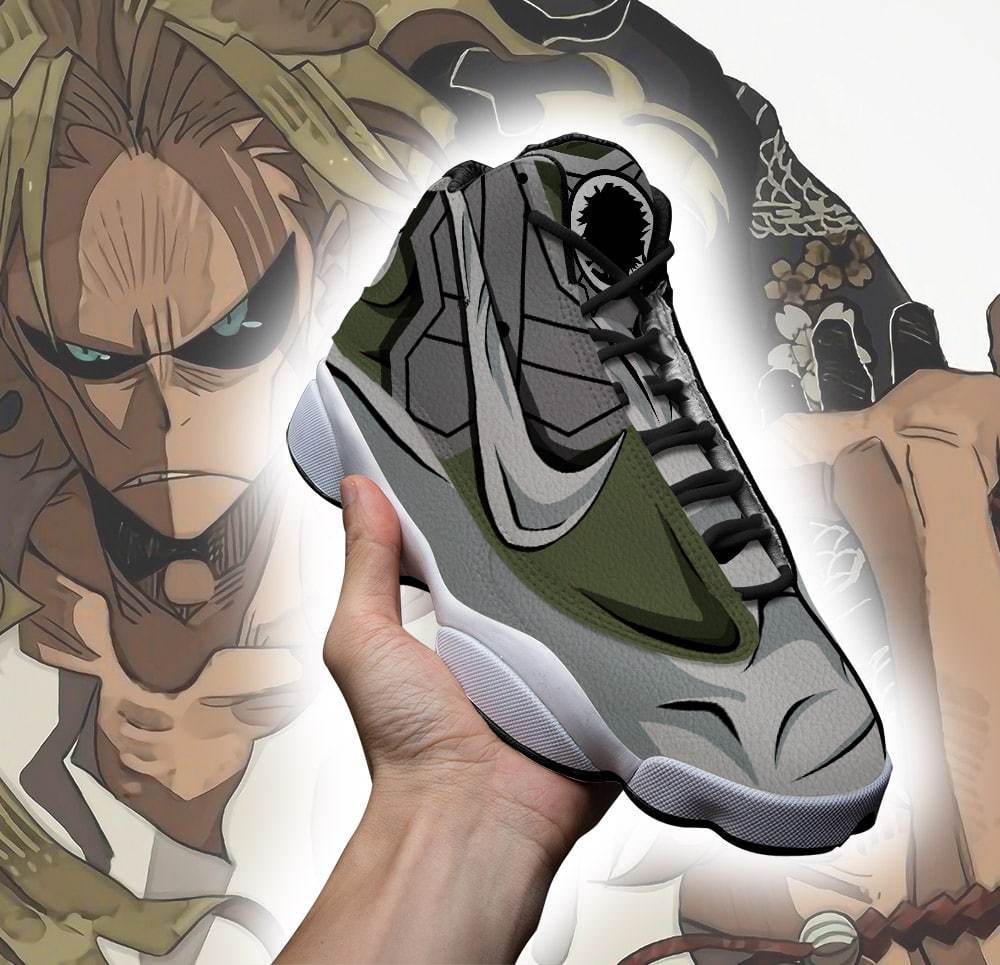 My-Hero-Academia-Toshinori-Yagi-Green-Air-Jordan-13-Sneaker-Shoes-1