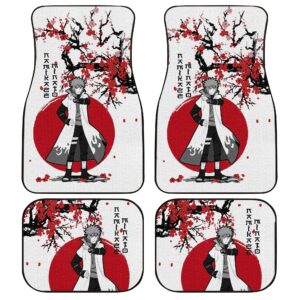 Namikaze Minato Car Floor Mats Custom Japan Style Anime Naruto Car Accessories