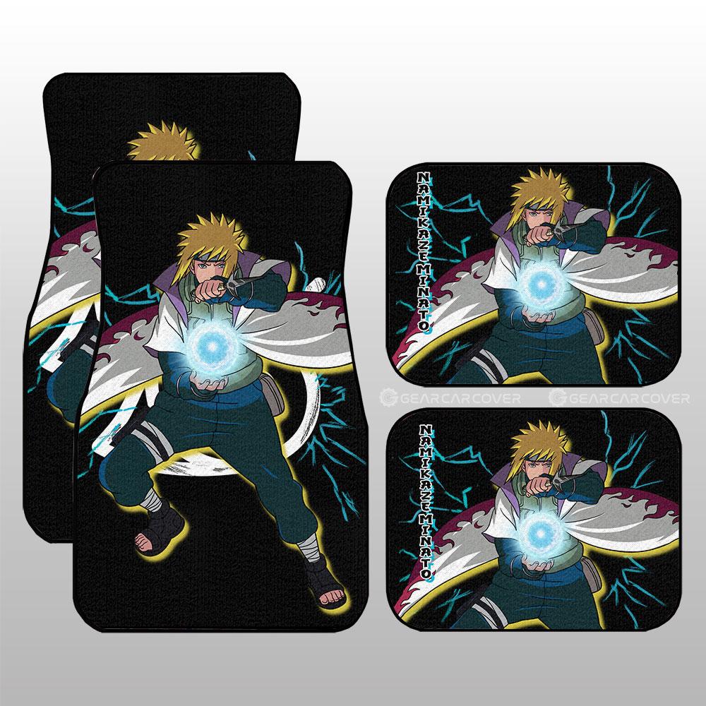 Namikaze Minato Car Floor Mats Custom Naruto Anime Gifts For Fans Namikaze Minato Car Floor Mats Custom Naruto Anime Gifts For Fans