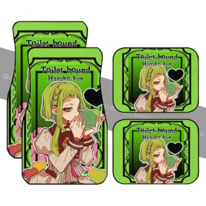 Nanamine Sakura Car Floor Mats Custom Toilet-Bound Hanako-kun Anime Car Accessories