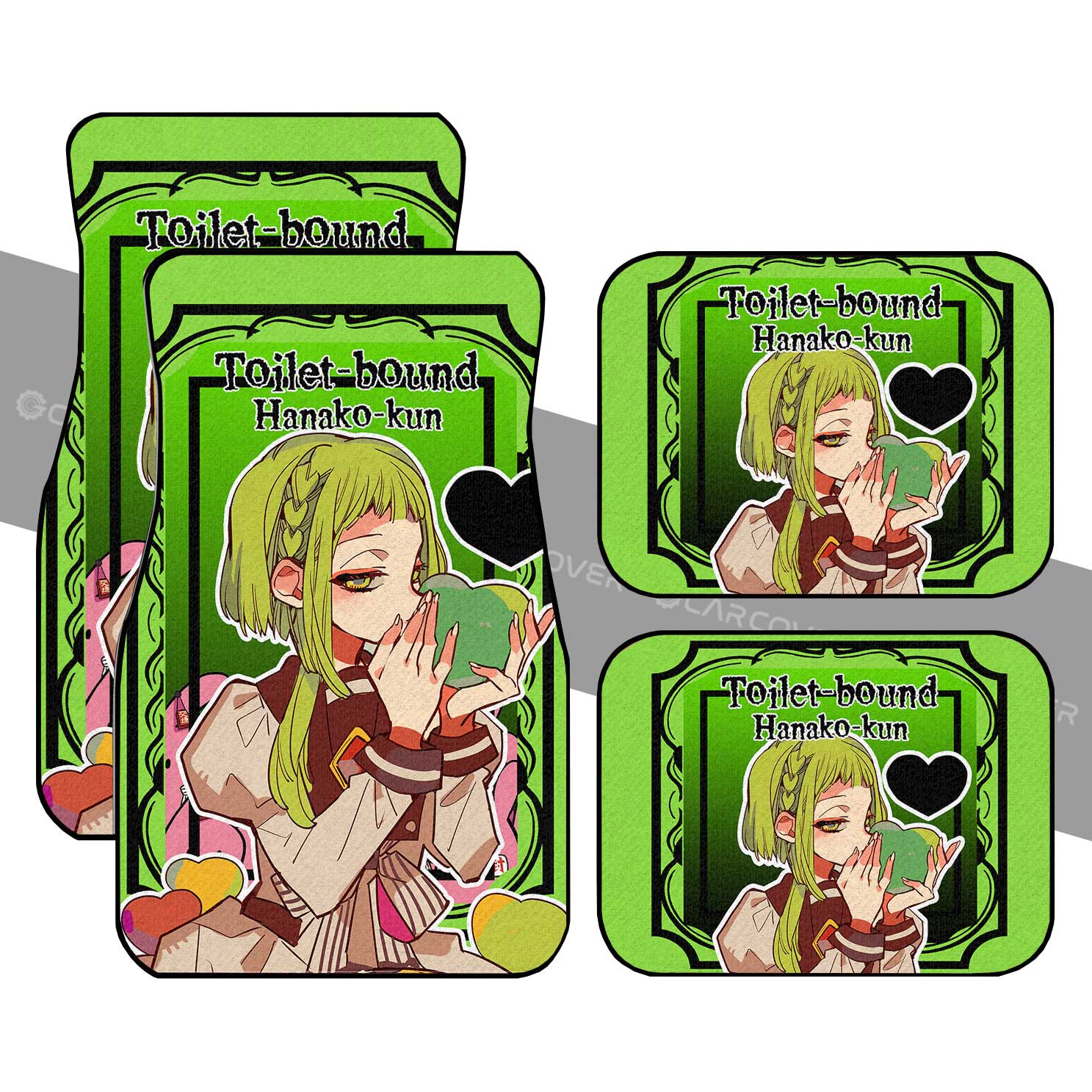 Nanamine Sakura Car Floor Mats Custom Toilet-Bound Hanako-kun Anime Car Accessories Nanamine Sakura Car Floor Mats Custom Toilet-Bound Hanako-kun Anime Car Accessories